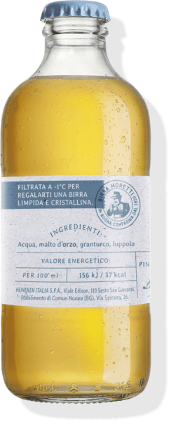 Birra Moretti Filtrata a freddo Kalt gefiltert 4,3% 0,55L | Moretti