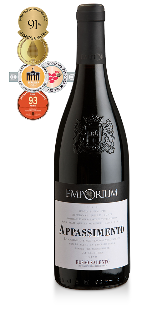 Rosso Enoitalia | 14,5% Vino Emporium Italia - Appassimento IGT 2021 Salento | 0,75l