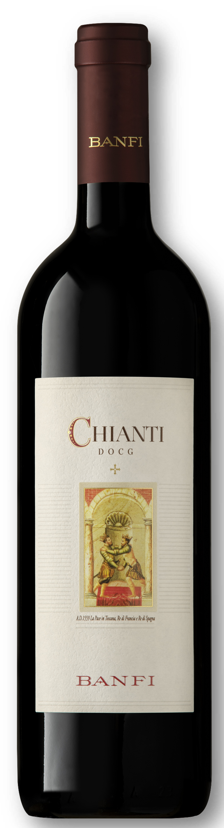 Chianti DOCG 0,75l 13% - 2021 | Banfi - Rotwein aus Toskana | Vino Italia