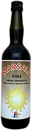 Marsala Fine Ambra Semisecco 17% 0,75l - La Rosa del Sole | Bellitalia