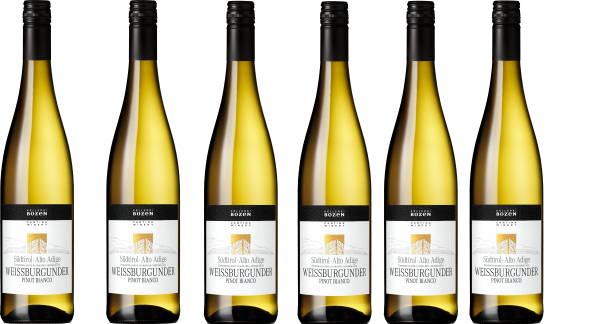 6x Weissburgunder Südtirol Alto Adige DOC Pinot Bianco 0,75l 13,5% - 2022 (6X 8029371105178) /Keller