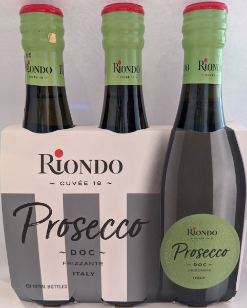 Prosecco DOC Frizzante 3x187ml 10,5% | Riondo